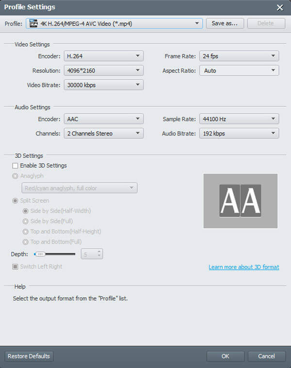 Tweak parameters