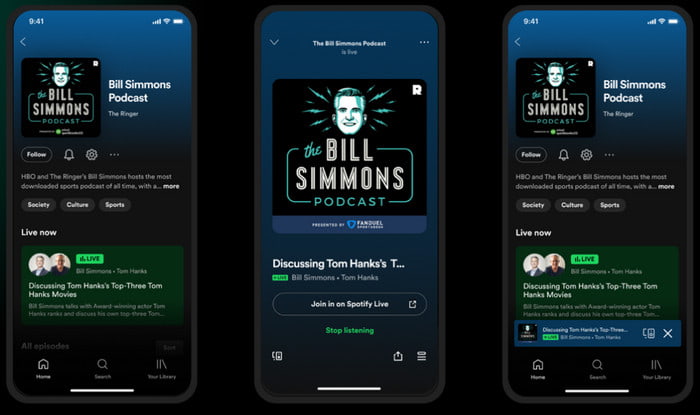 Spotify Music Player Android iOS