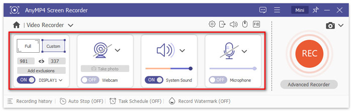 Customize Recording Screen Sound