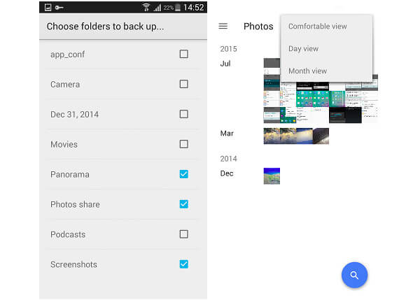 backup android photos to google photos