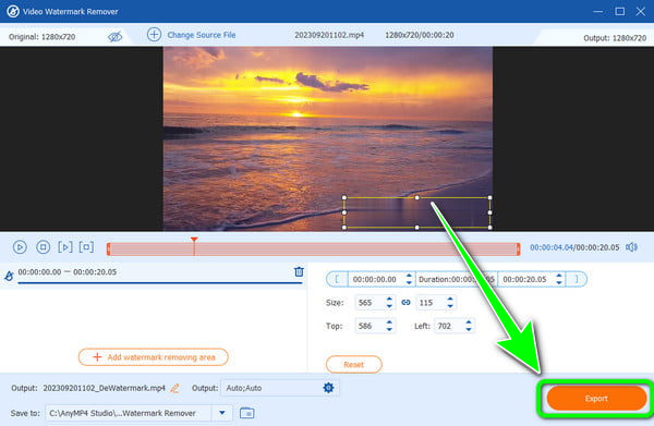 Final Process Export Save Video