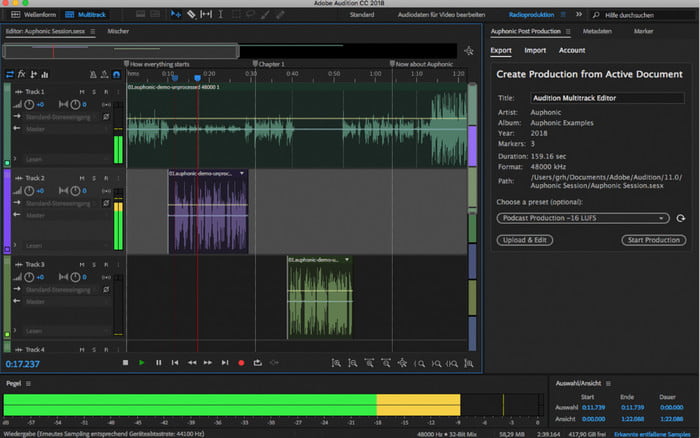 Adobe Audition Audacity to Alternative Mac