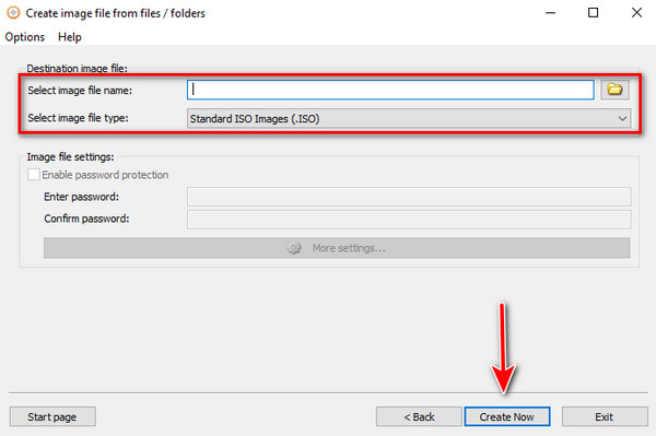 Create ISO from Folder AnyBurn