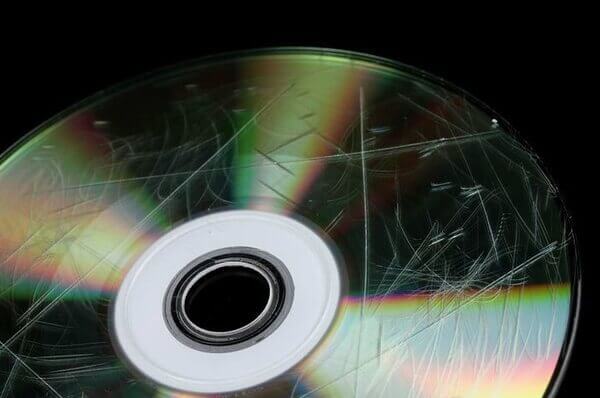 Scratched DVD