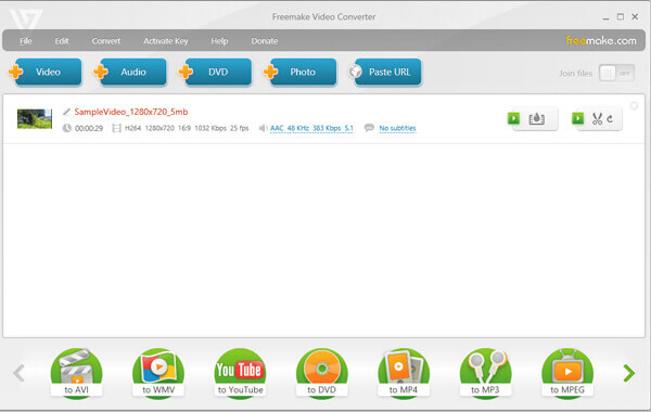 FreeMake video converter