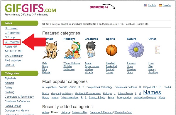 Gifsgif GIF Reverser