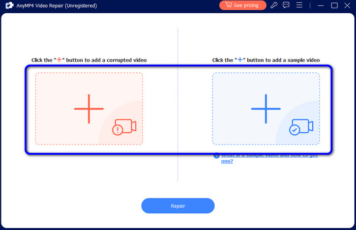 Left Interface Add Video