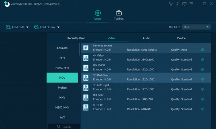 VideoByte Flexible Output Configuration