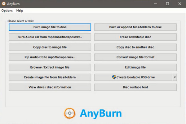 AnyBurn Interface Program