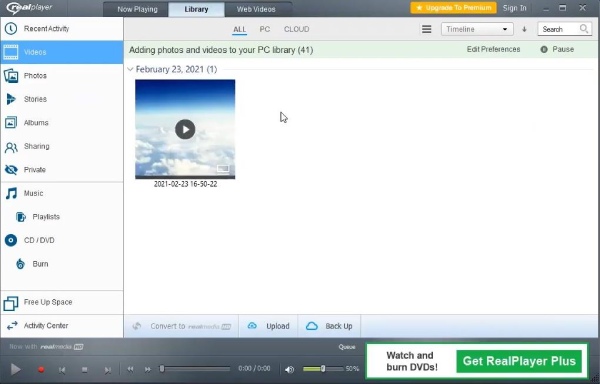 RealPlayer Media Player