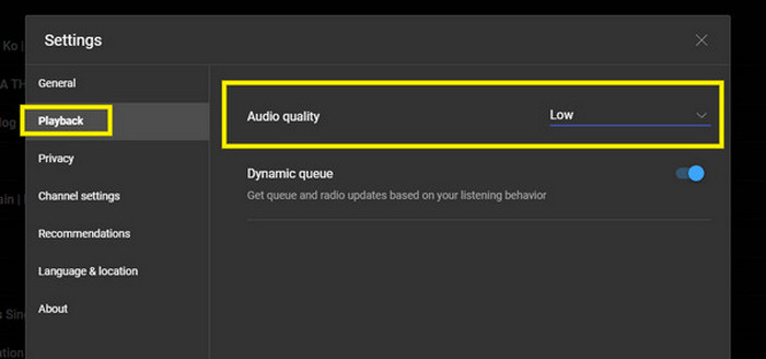 YouTube Playback Quality