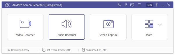 Choose audio recorder