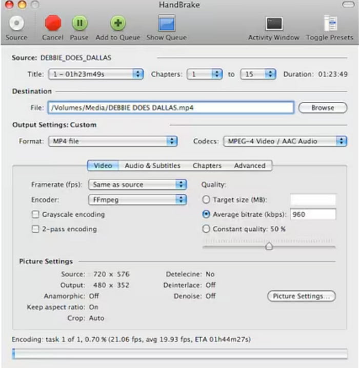 Handbrake Convert AVI to MOV Windows Mac