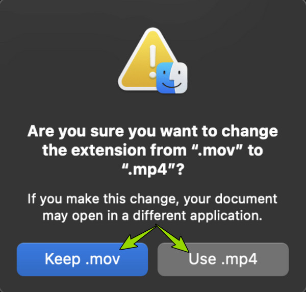 Finder Convert MOV MP4