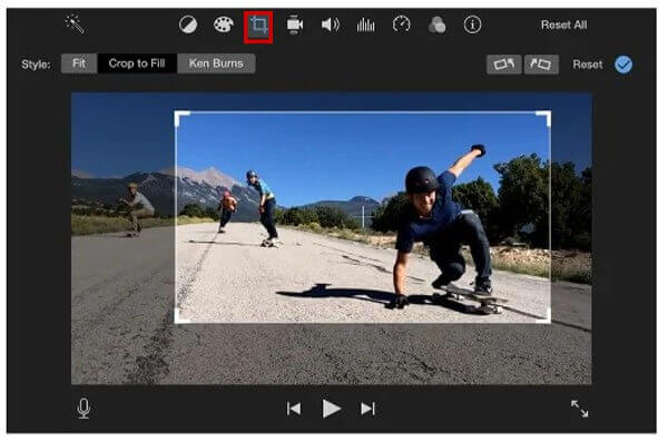 Crop Vdieo On iMovie Mac