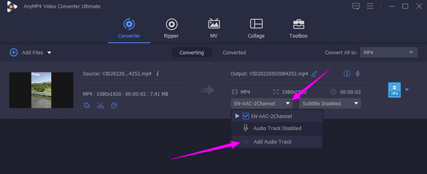 Convert Add Audio