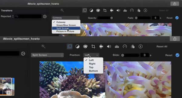 Custom iMovie Split Screen