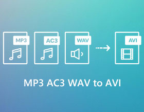 MP3 AC3 WAV to AVI