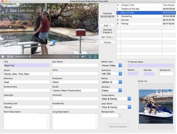 Video Metadata Editor MetaDoctor