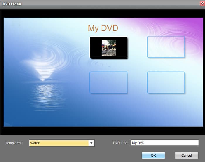 DVD Menu Feature