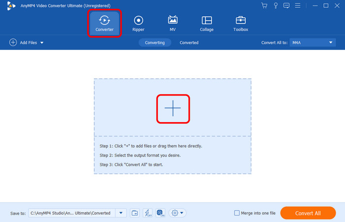 Converter Section Add Files