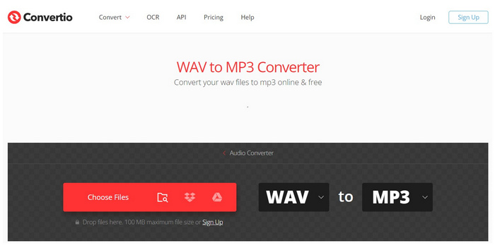 Convertio Main Interface