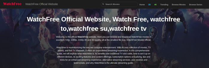 Watchfree 123movies Alternative