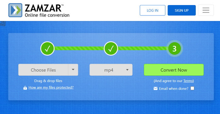 Zamzar Output Convert Now