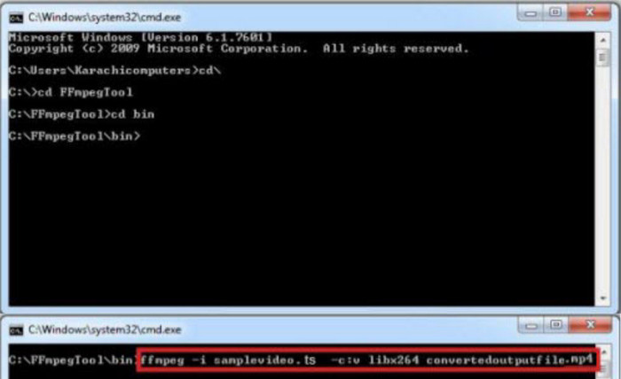 FFmpeg Add Command Prompt