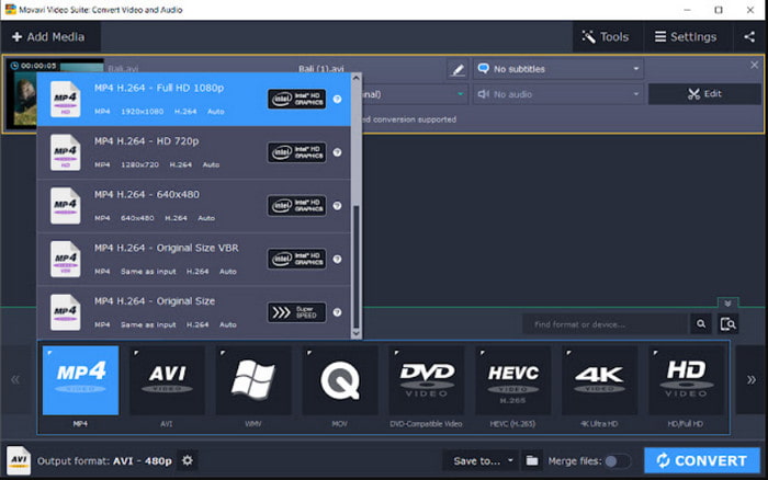 Movavi Video Converter Output Format Mxf Mp4