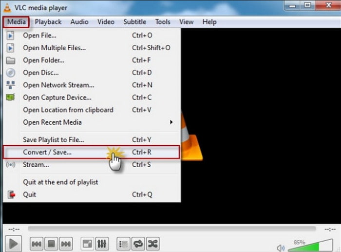 Vlc Convert Save Add File