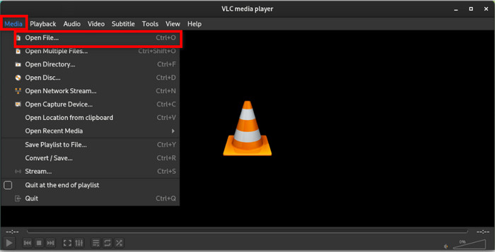 vlc Media Open Convert Save Insert Disc