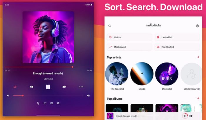 Melodista Music Player For iPhone