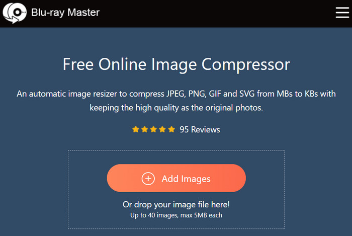 Free Image Compressor Add Images